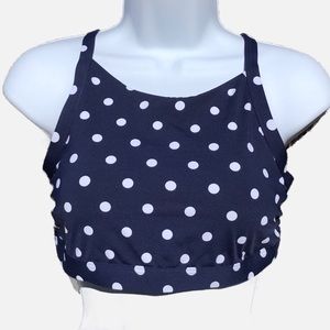 NWT Land’s End Swimsuit Bathing Suit Women’s Bikini Tankini Crop Swim Top S 6D